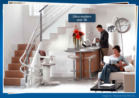 modern stair lift